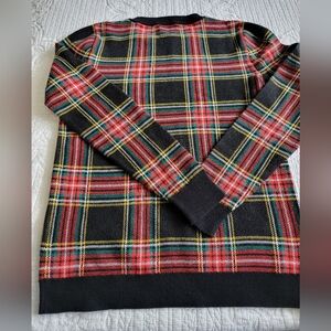 Plaid Long Sleeve Top
